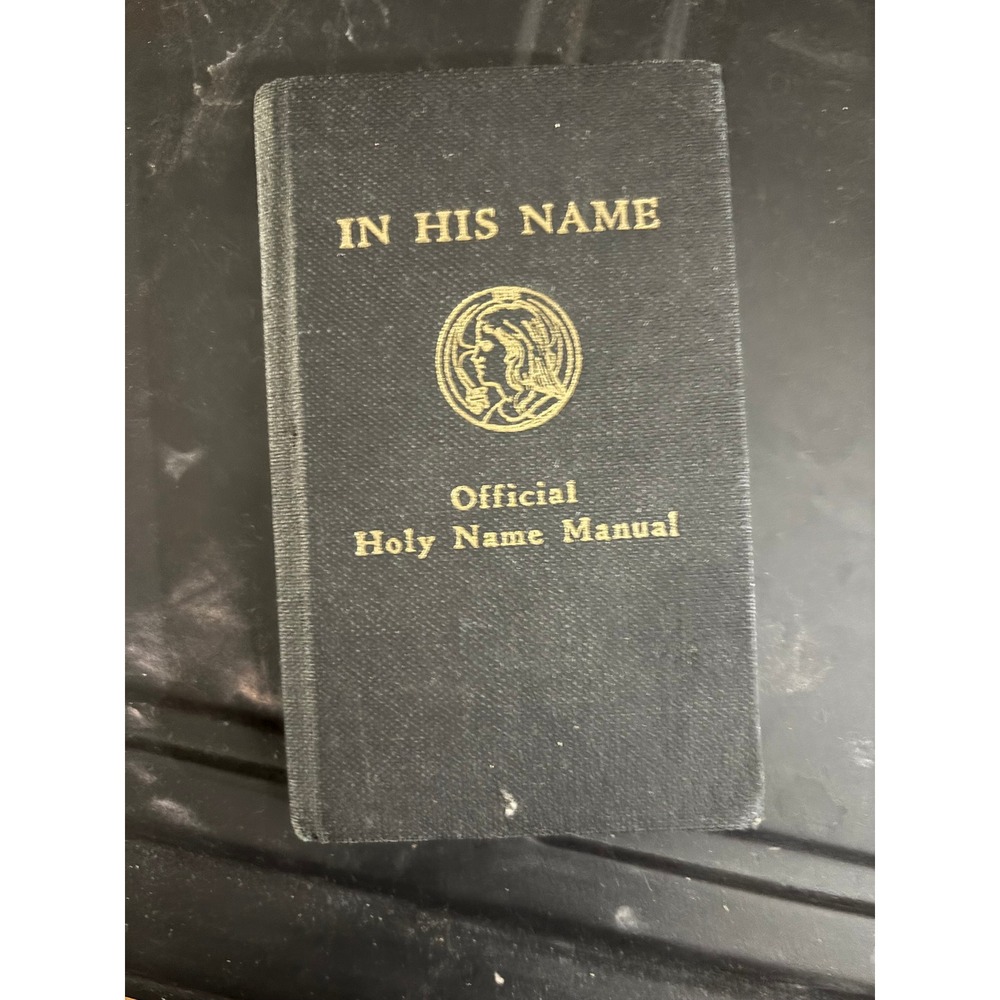 Vintage In His Name Official‎ Holy Name Manual Catholic Prayer Book Black Red